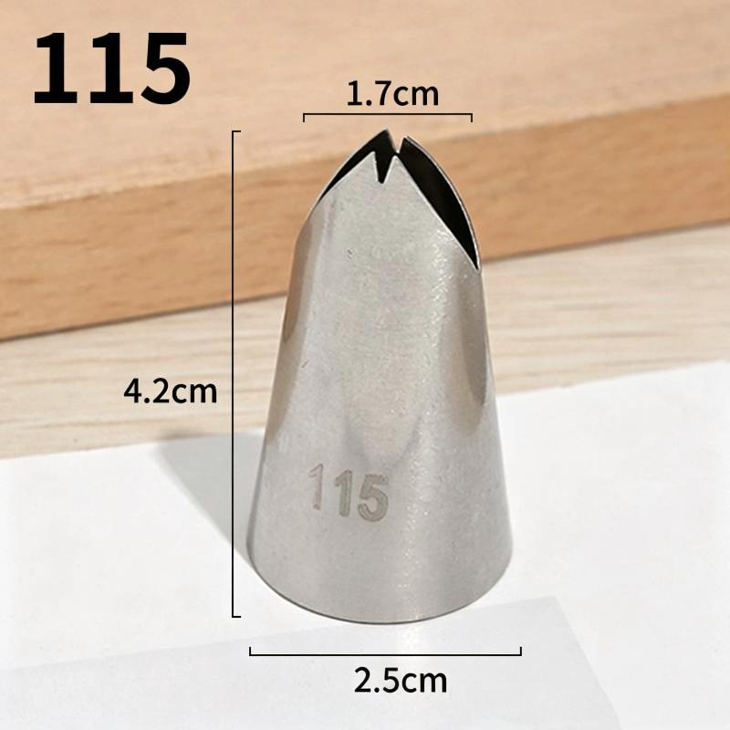 Food Grade Stainless Steel Piping Tip Large Pastry Nozzles Icing Piping Tips Cream Rose Cake Decorating Cupcak KitchenBakingTool