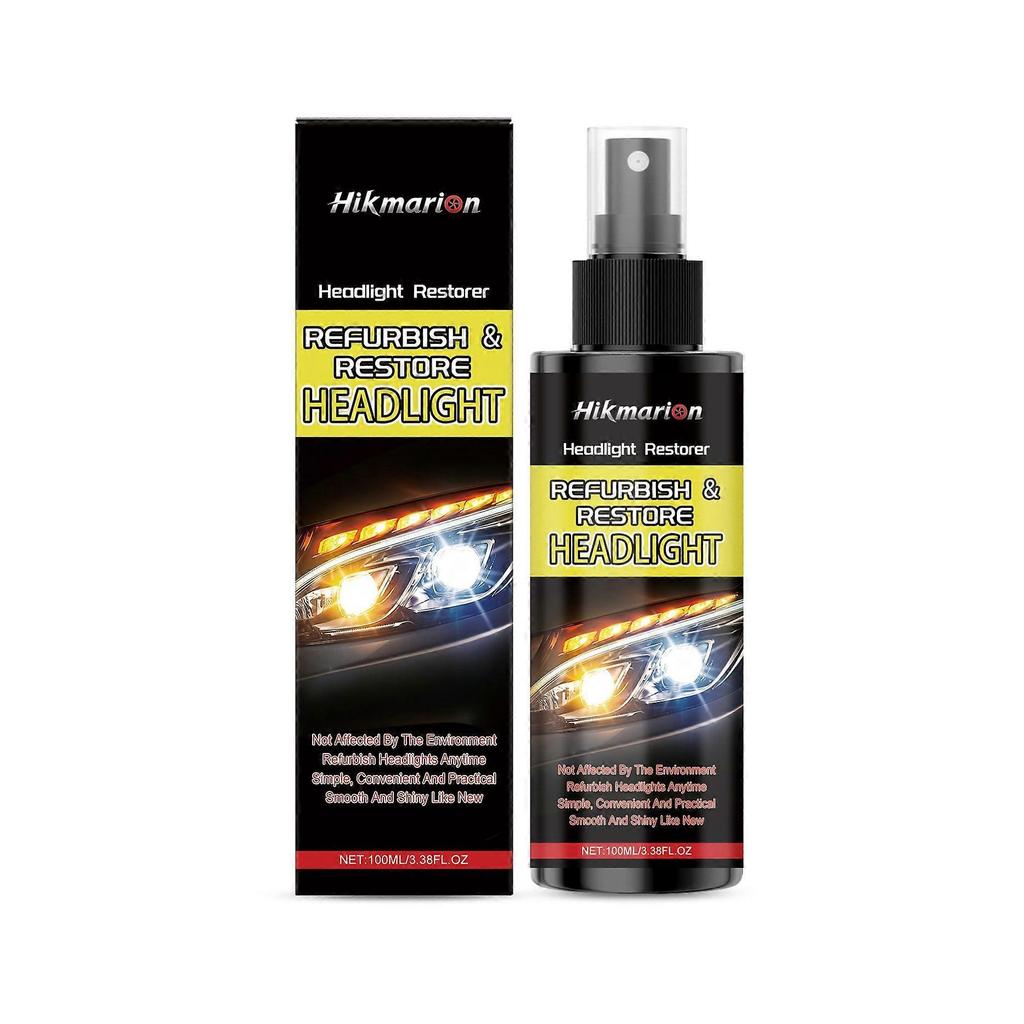 Limited time!!Hikmarion Car Headlight Care Agent Is A Convenient And Glossy Care Agent For Daily Cleaning And Maintenance Of Car Headlights