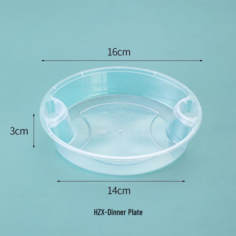 Blue and White Porcelain Style Plastic Takeaway Bowls