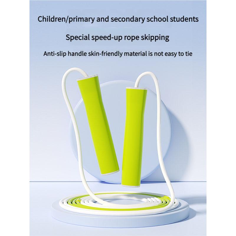 

Student Tangle-Free Jump Rope Silicone Handle Speed Rope with Smooth Bearings for Sports Training, Fitness Sports, School Pe Classes синій