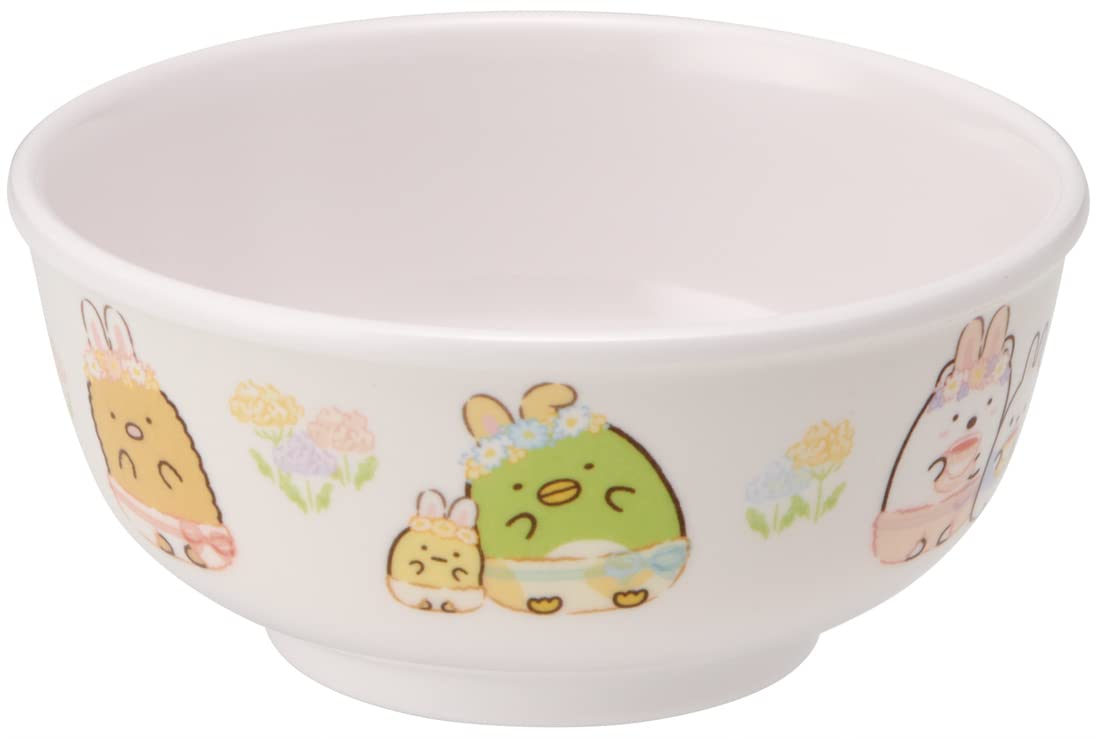 

Skater Melamine Rice Bowl, 240ml, Sumikkogurashi Rabbit Garden, M320-A
