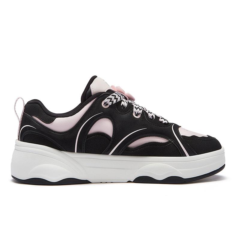 FILA Fusion Windround DX Skate Shoes Women sneakers Black White T12W512308FTS