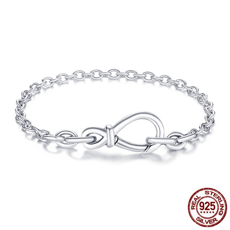 copper Heart Snake Chain Bracelets Ideal For Women Infinite Knot Butterfly Infinity Clasp Femme Bracelets Bangles Luxury Jewellery