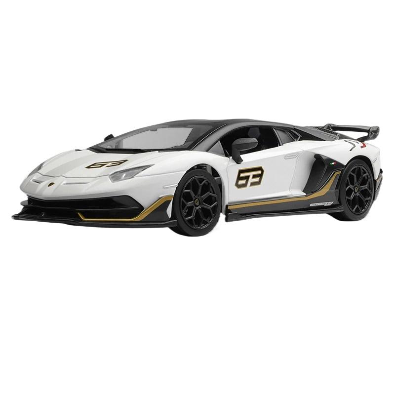 

1/24 Scale Lamborghini Aventador SVJ 63 Huracan STO Supercar Alloy Diecast Model Car Metal Sound & Light Collect Hobby Birthday Gifts белый