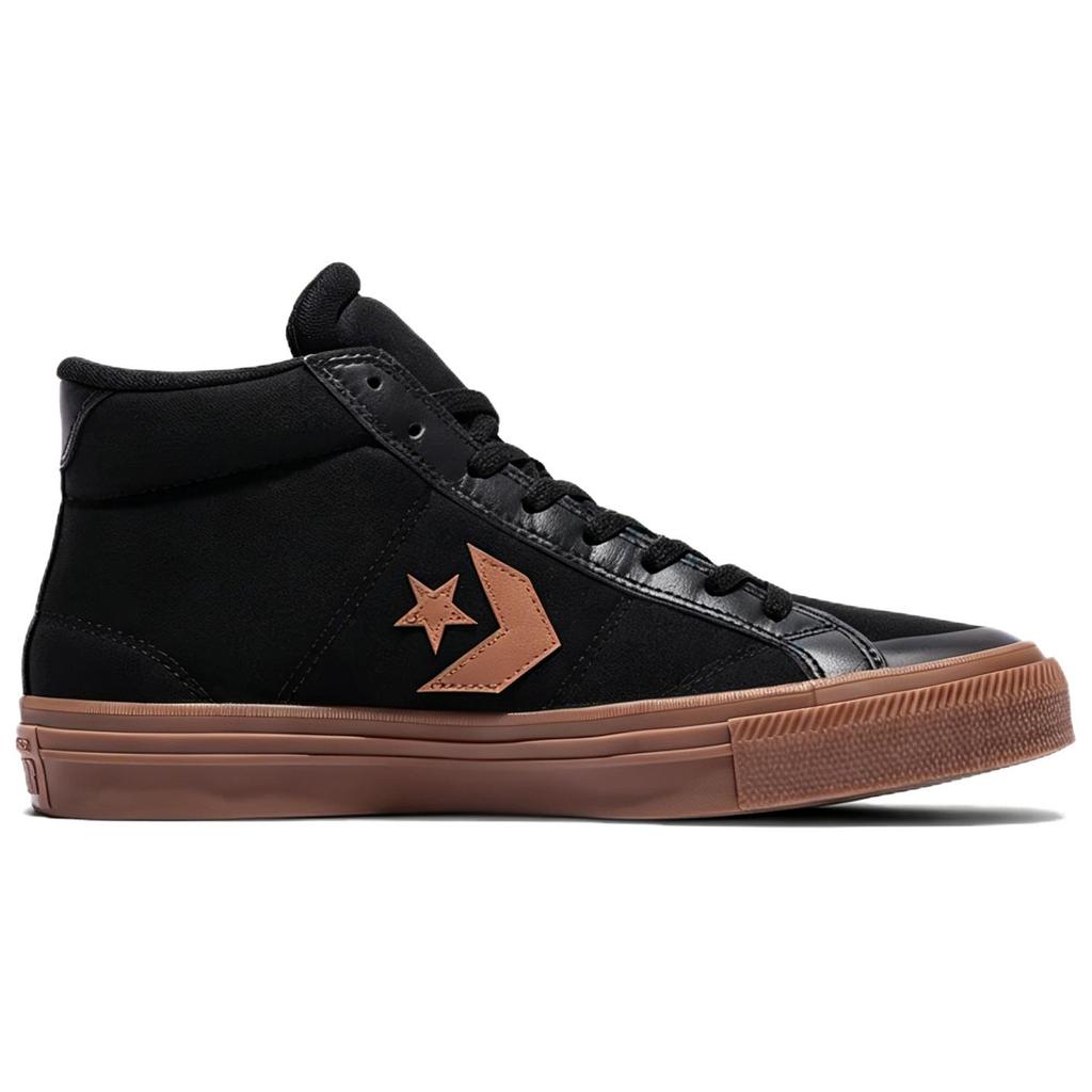 Converse Scarpe da Skate Mid-Top Sportive Casual Comode Vestibilità Unisex Sneaker Nere A25046C