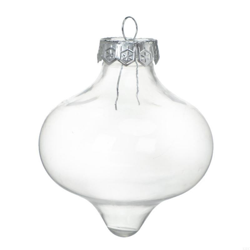 

Christmas Hanging Ball Ornament Plastic Transparent Fillable Ball for DIY Craft Projects Christmas Wedding Birthday Party X3UC