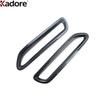 For Toyota Sienna   Chrome Car Rear Fog Light Lamp Cover Trim Tail Foglight Bezel Garnish Trims Accessories