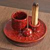 Simple Design Candle Holder Ceramic Ceramic Incense Tray Gift Incense Burner  Yoga