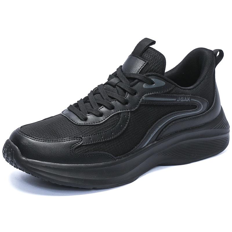 Large Size Men's Fashion Casual Sports Shoes Trend Versatile Breathable Net Shoes Light Running Shoes Light Luxury Travel Shoes