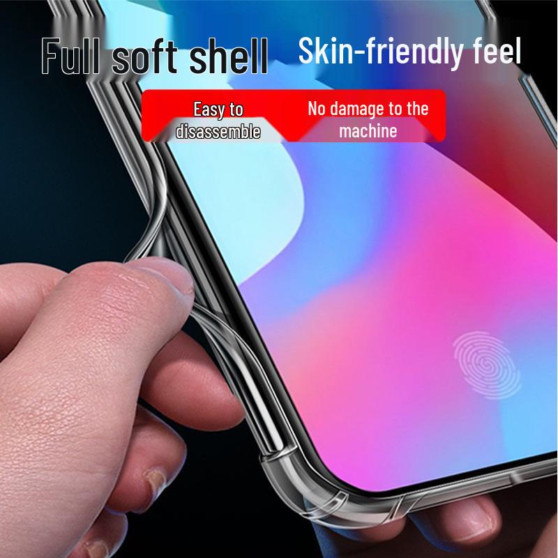 Airbag Anti-fall Transparent Soft Shell Case for OnePlus 12-7T Pro RT