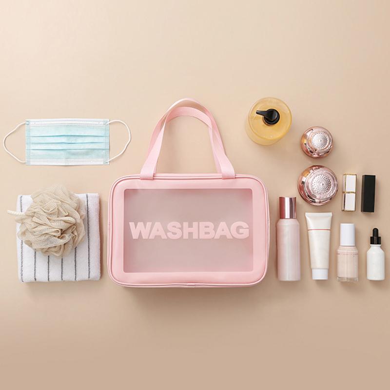 Waterproof Makeup Bag Portable Travel Transparent Storage Bag Multifunction Travel Wash Bag Cosmetic Organizer Bags