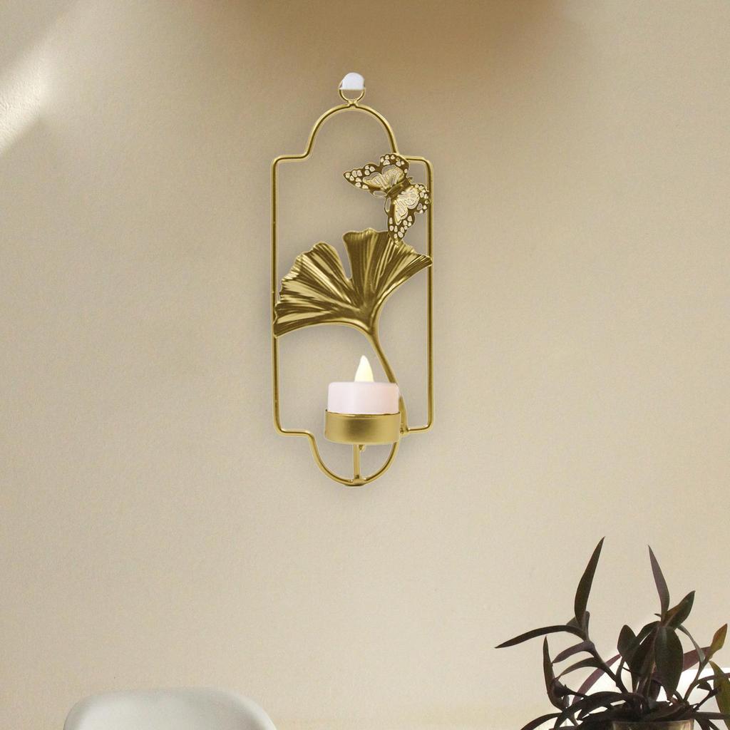 Iron Candle Holder Candle Holder for Bedroom Home Decor Elegant Fashionable