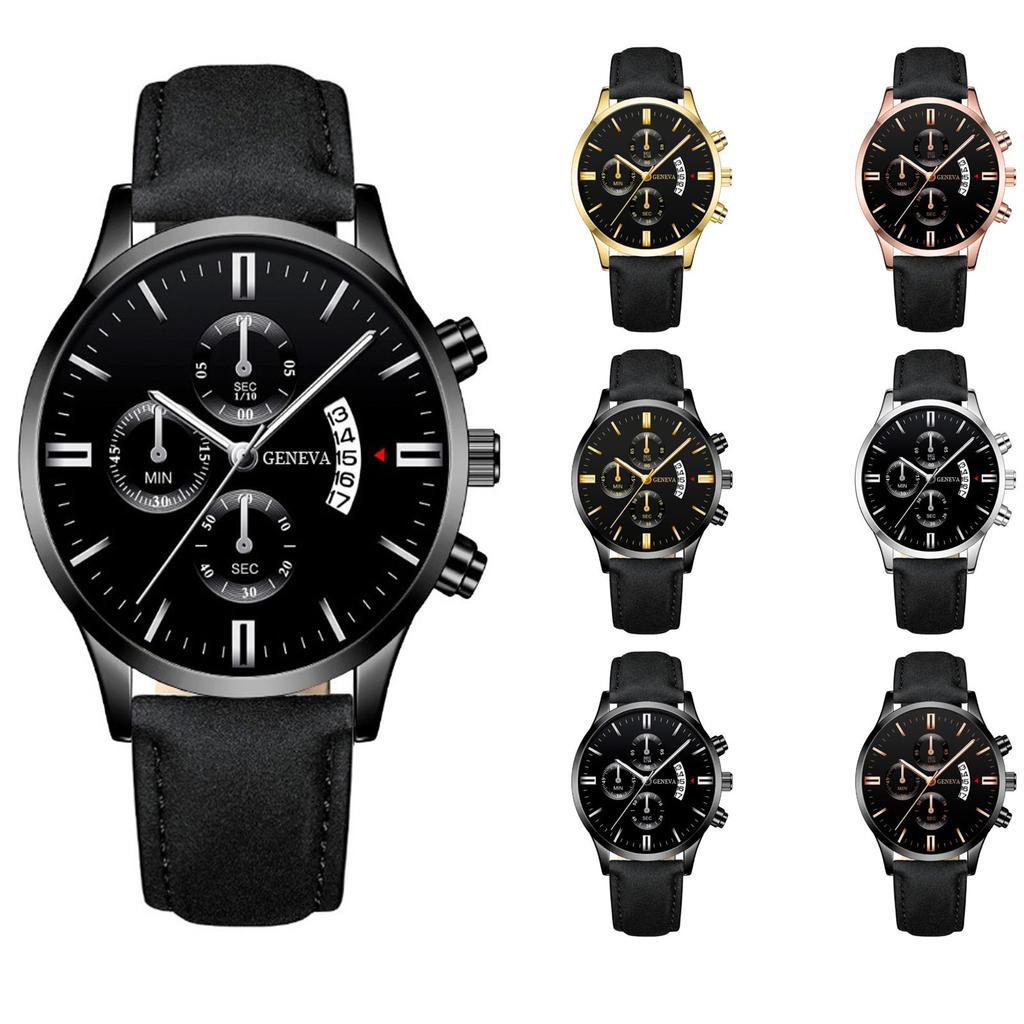 Men's Waterproof Luminous Running Alarm Clock Watch