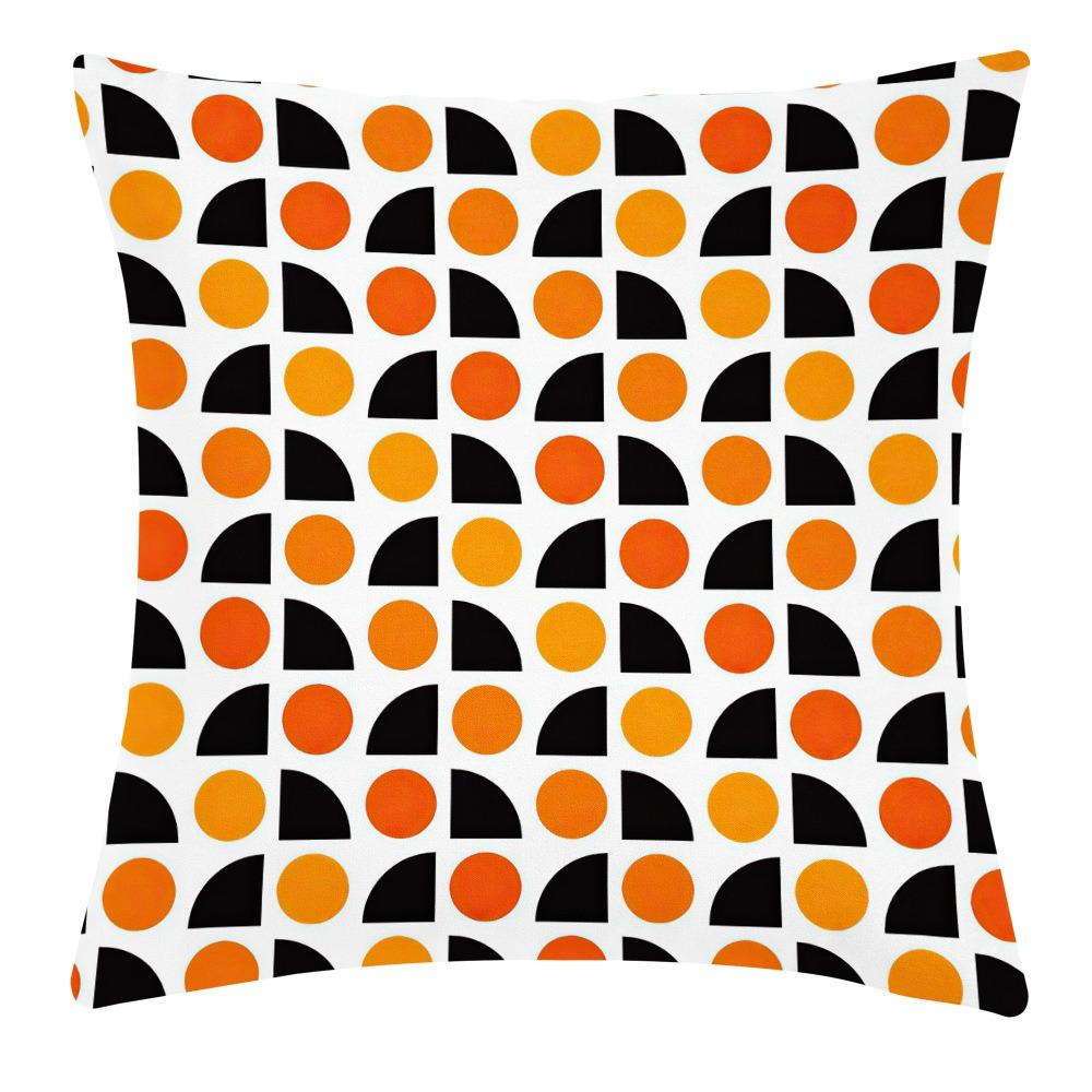 Colorful Geometric Pattern Pillowcase Dormitory Decoration Office Living Room Sofa Home Pillowcase