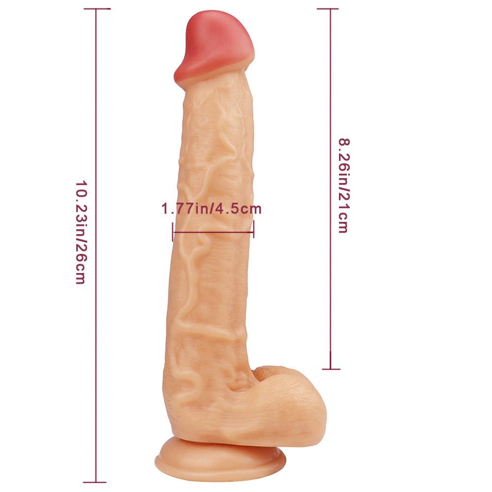 MoDi Big Dildo Realistic Penis Massager Dildo Vagina Waterproof Adult Sex Toys for Woman 21cm Insertable