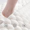 Memory Foam Bath Mat, Soft Long Hair Non-Slip Bathroom Rug, Machine Washable, Absorbent, Indoor/Outdoor Use