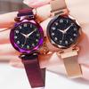 Digital Luminous  Sky Magnet Watch Quartz Watch Fashionable And Lazy Watch For Women