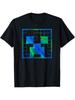 Minecrafts Creeper Tie Dye Big Face T-Shirt.Jpg