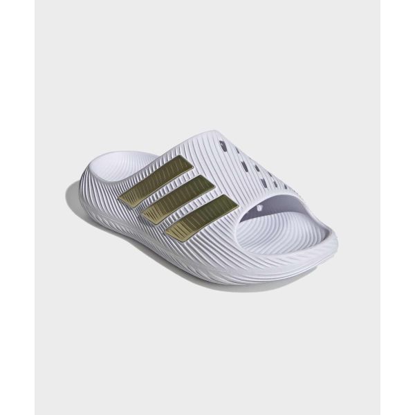 adidas Purechill Cloud White Gold Metallic Unisex Sandals Gold-Metallic KI2075