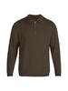 2025 Men's Seamless Long Sleeve Wool Sweater - Solid Color Knitwear for Business Casual