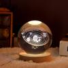 Starry Sky 3D Crystal Ball Night Light Desk Decoration Christmas Ornament