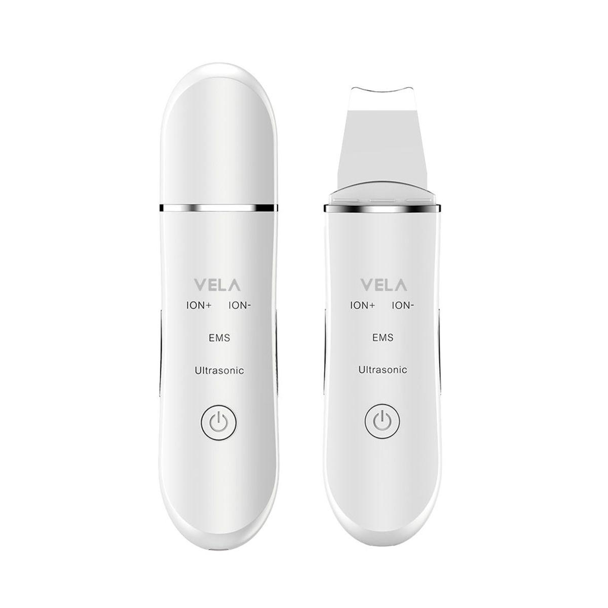 EMS Ultrasonic Aqua Peeling Galvanic Massager [Supports 4 Modes] AP1 white