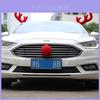 Festive Christmas Car Roof Decoration With Unique Deer Antlers Pvc And Cloth Material