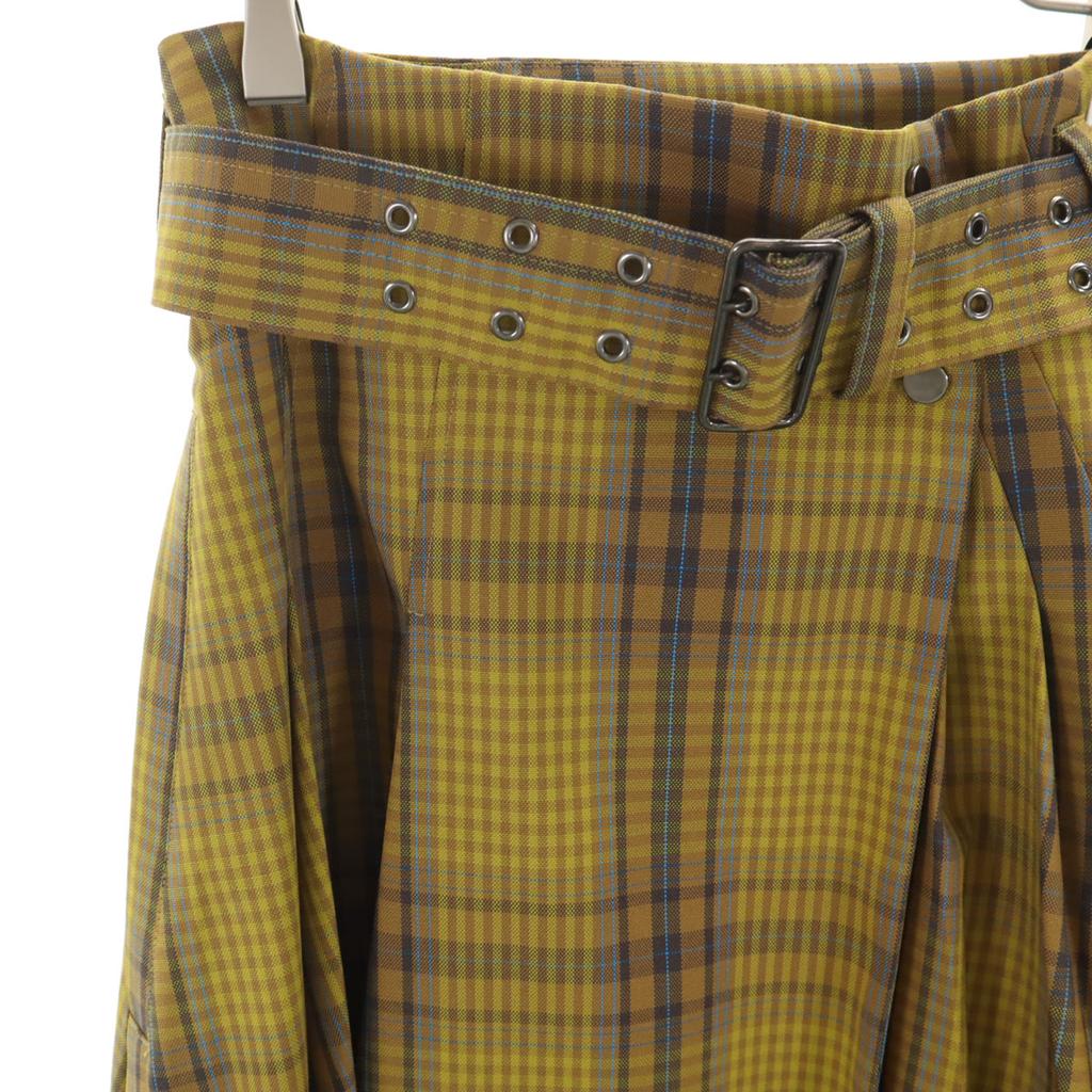 Beauty products UNITED TOKYO made in Japan Check Pattern Long length Pleated Wrap skirt Women Used