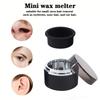 10ml Mini Nose Wax Warmer , USB Fast Heat Smart Constant Temp Silicone Pots Travel Size Unisex Suitable for Different Body Parts