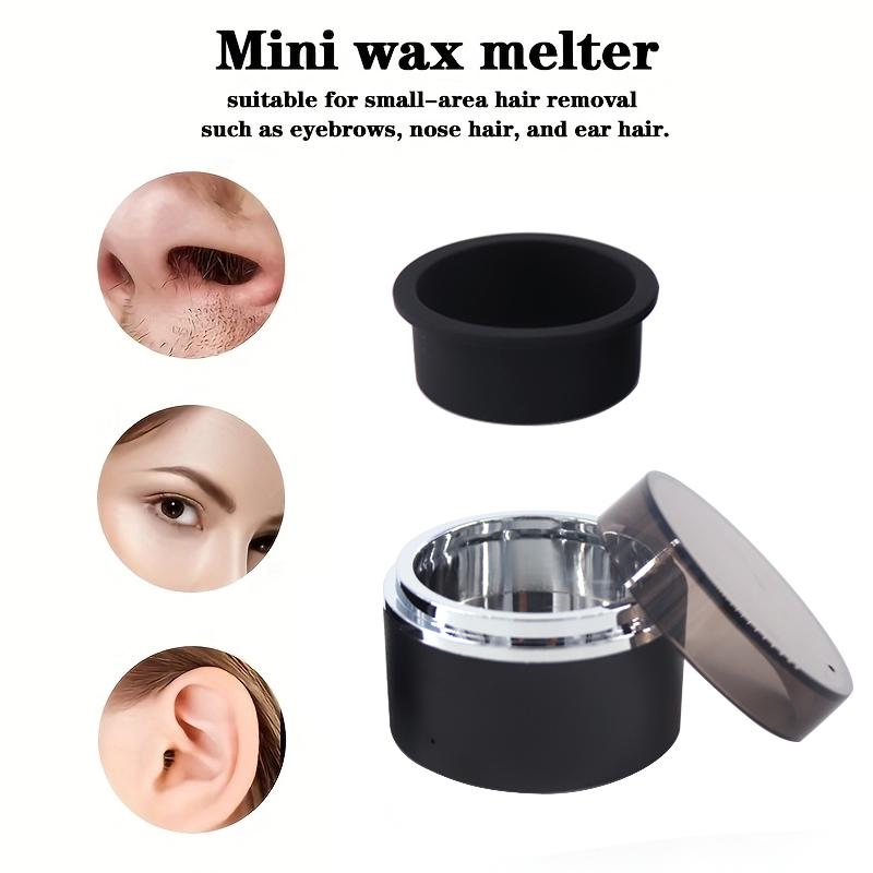 10ml Mini Nose Wax Warmer , USB Fast Heat Smart Constant Temp Silicone Pots Travel Size Unisex Suitable for Different Body Parts