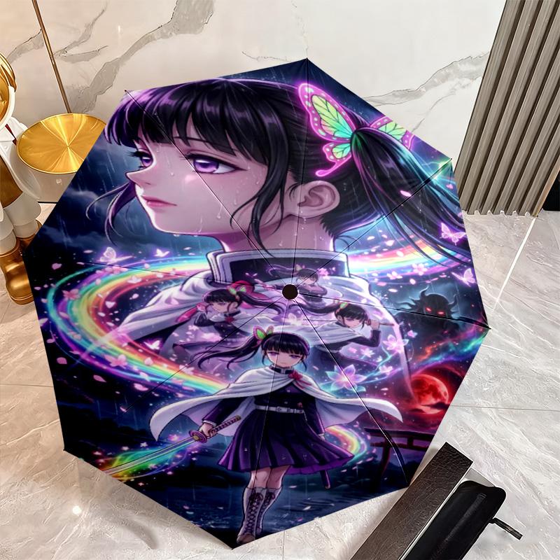 Japanese-style Cartoon Demon Slayer Kamado Tanjiro & Kamado Nezuko Umbrella Including Home Travel and Outdoor Activities Multi Functional Umbrella 27