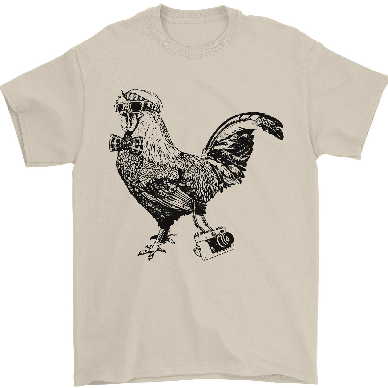 

Rooster Camera Photography Photographer Mens T-Shirt 100% Cotton S