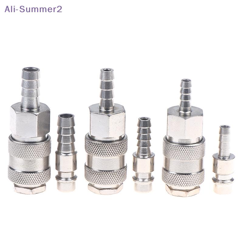 {Summer2} {Summer2} 1 Set Pneumatic Quick Connect Coupler 8mm European Style SH PH Type, For Air Compressor Hose And Tools