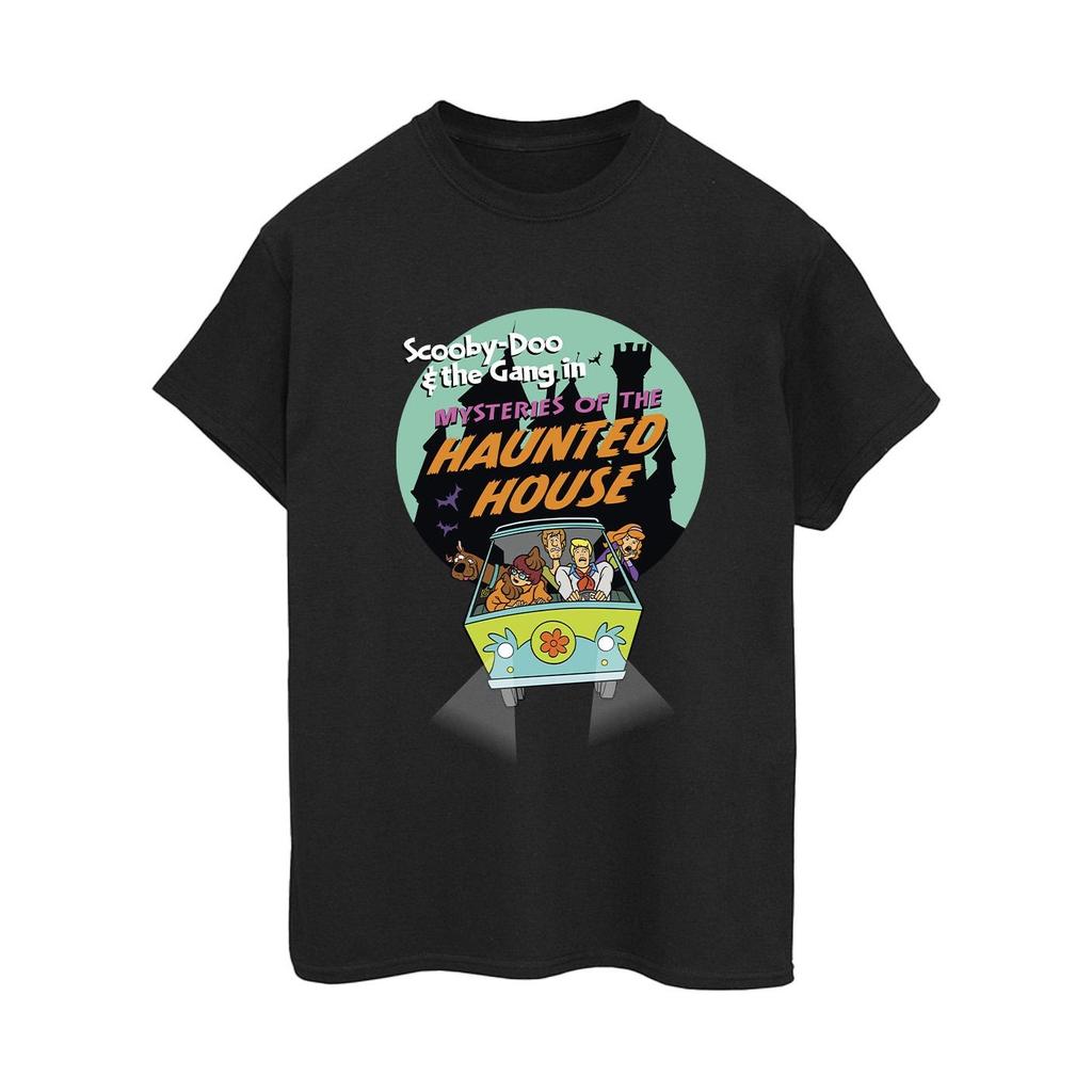 Scooby Doo Womens/Ladies Haunted House Cotton Boyfriend T-Shirt