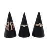 5Pcs Cone Shape Rings Holders Display Stands Single Finger Rings Showcase Stand