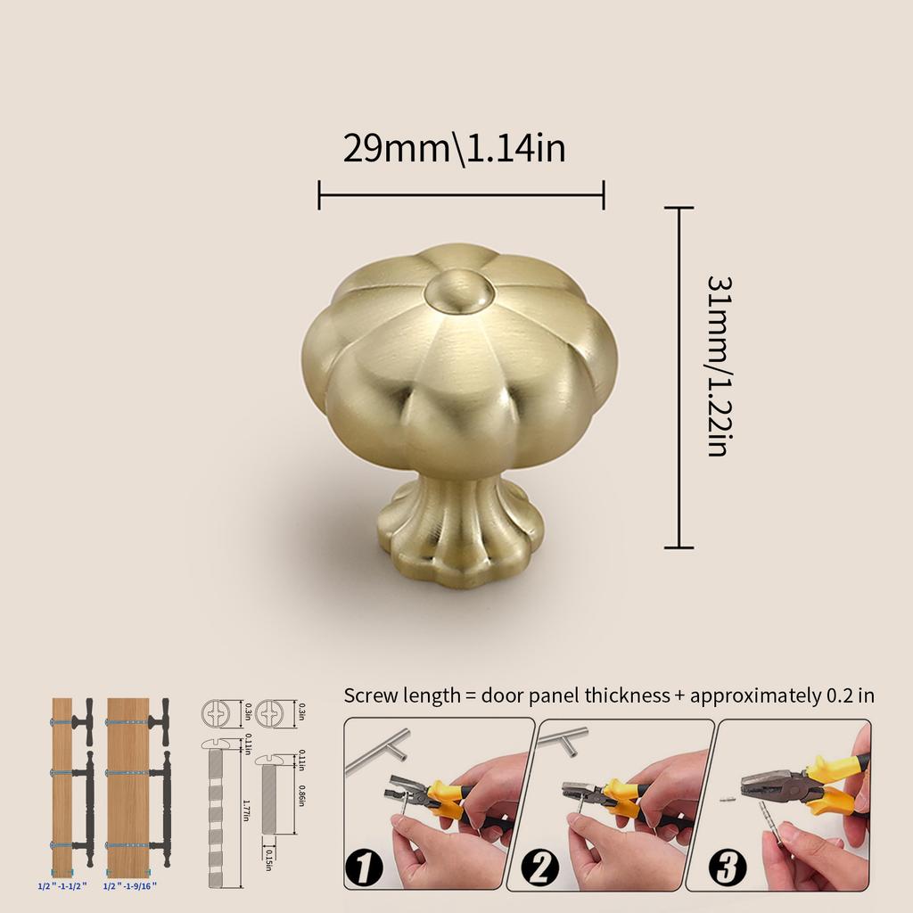 Modern Single-Hole Zinc Alloy Round  Pulls Cupboard Wardrobe TV Cabinet Entryway Cabinet Nightstand Handle Furniture Hardware