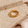 Women's Fashion Twist Stainless Steel Index Ring