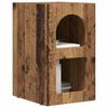 Nightstand Reclaimed Wood Look 11.6 x 13.2 x 19.7 in (L x W x H) Engineered Wood