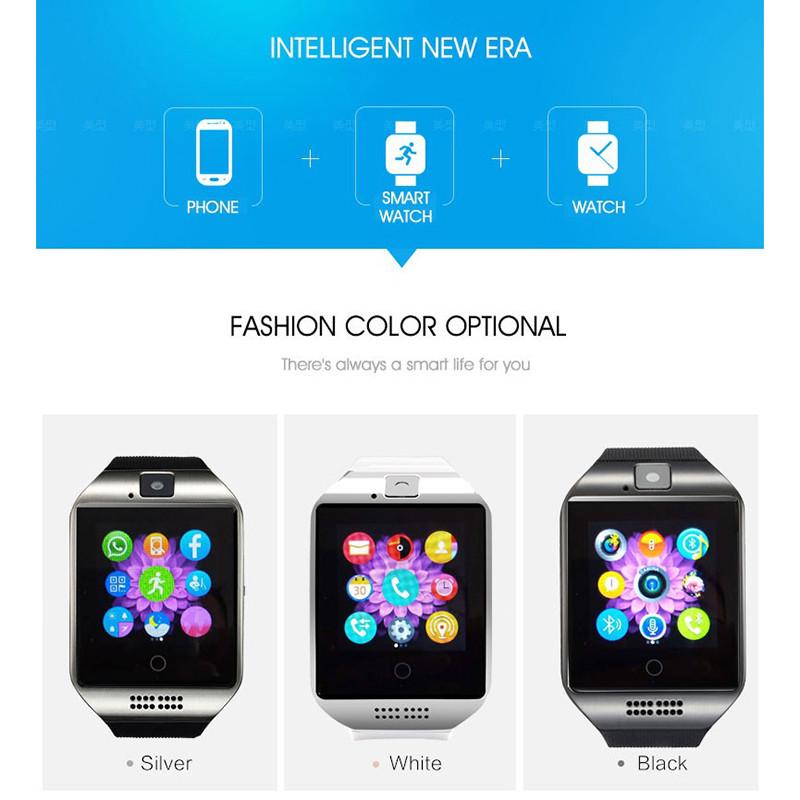 Cheap Q18 NFC Bluetooth Smart Watch With Camera Sync MP3 Smartwatch