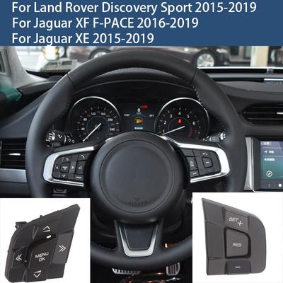 Steering Wheel Switch Button Cover Replacement For Land Rover Discovery Sport For Jaguar XE XF F-PACE C-PACE 2015-