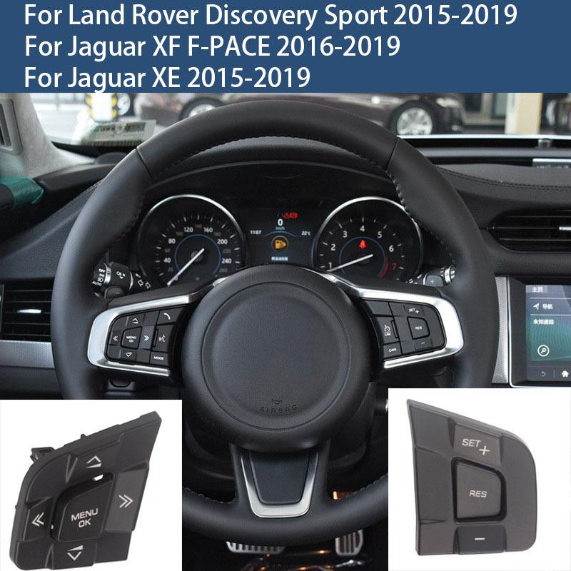 Steering Wheel Switch Button Cover Replacement For Land Rover Discovery Sport For Jaguar XE XF F-PACE C-PACE 2015-