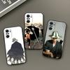 L-Kisuke Urahara Bleach Anime Phone Case Black Phone Case For Xiaomi 11 12 Redmi Note 11 5G 8T 9A 9 10T Note8Pro Note9 12S Ultra