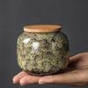 Small Sealed Japanese Ceramic Tea Can for Home Use: Ideal for Tie Guan Yin, Pu'er, and Herbs