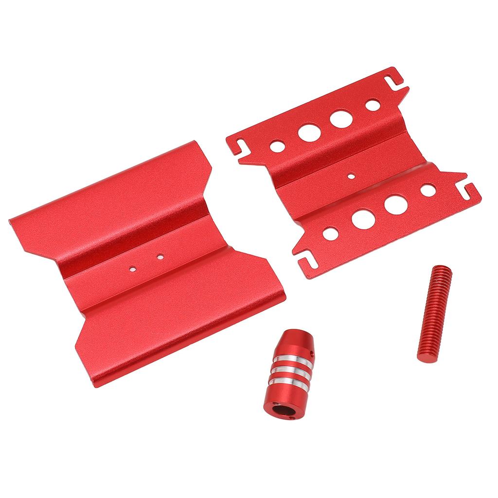 RC Car Work Stand Repair Work Station 360 Rotation Aluminum Alloy 1 18 1 24 Scale for SCX24 Remote Control Car Red