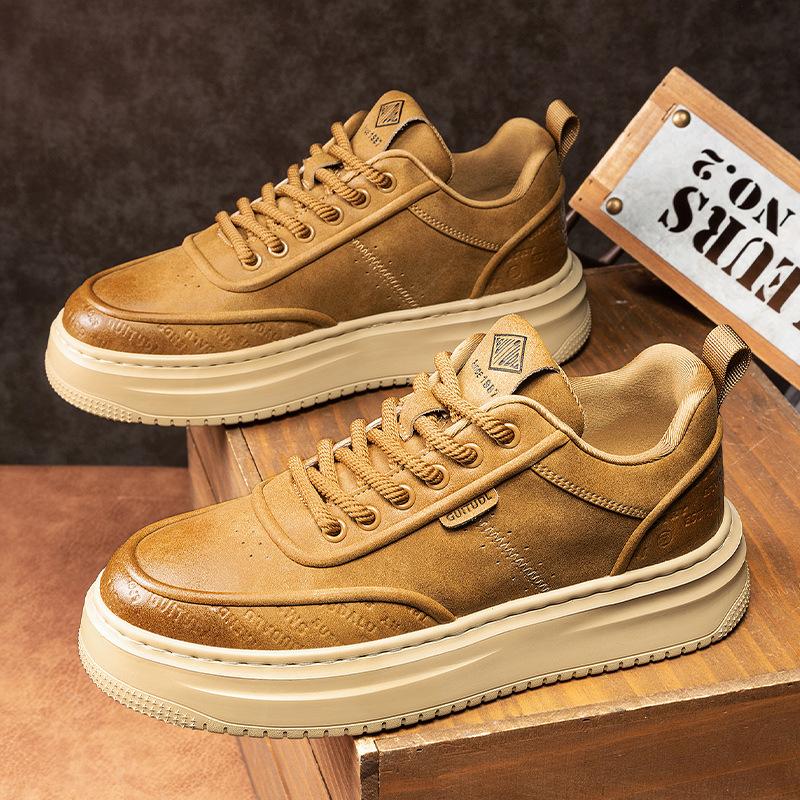 Autumn new outdoor retro lace-up foot sports daily casual breathable board shoes
