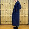 [momoten] [Amazon Exclusive Brand] Original Mizuyagi Kimono (Workwear, Samue, Haori, Bathrobe, Apron) Navy, 120cm Long