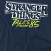 Stranger Things: Tales from Â´85 Unisex Adult Two Tone Logo T-Shirt