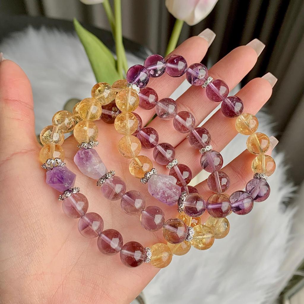 New Arrival: Nine Li Purple Fire Amethyst Crystal Bracelet