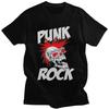 Custom Trendy Punk Rock Skull T Shirt Men Pure Cotton Tshirt Leisure Heavy Metal Music Tee Tops Fashion Tshirt