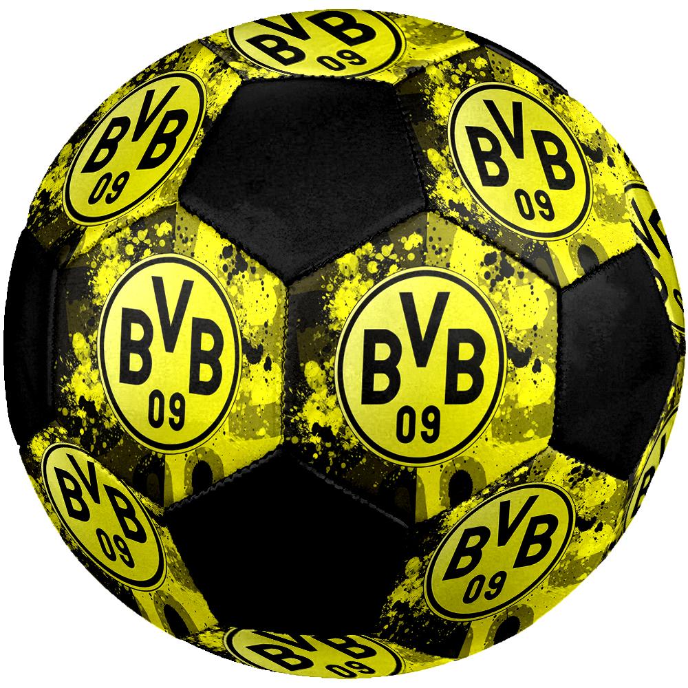 SIZE 5 Borussia Dortmund Soccer Ball Colorful All Ages Machine Stitched PVC Competition Ready Durable High-Bounce